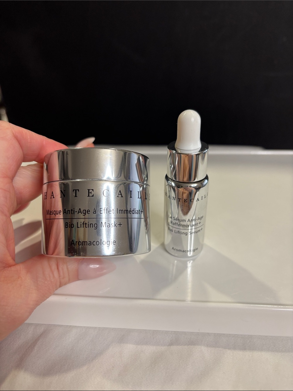 Chantecaille Bio Lifting Mask+ & Serum Duo in Silver